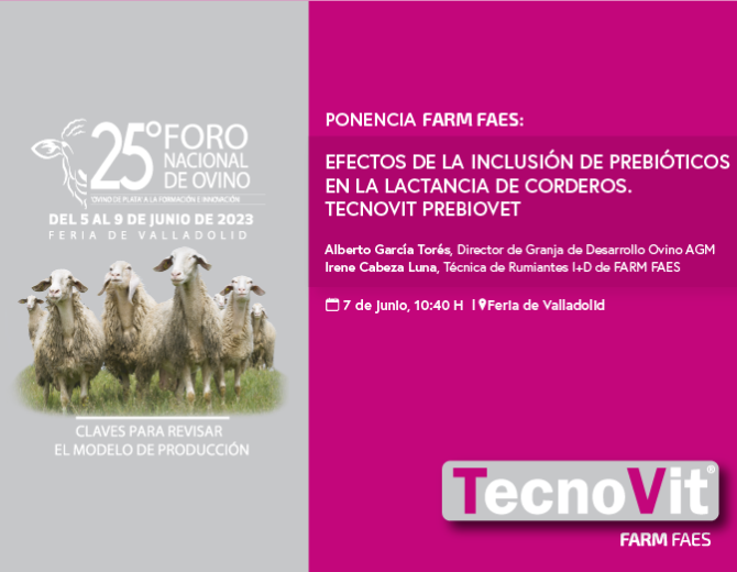 FARM FAES participated in the 25th National Sheep Forum in Valladolid