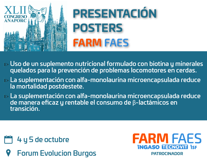 FARM FAES patrocinó el XLII CONGRESO ANAPORC