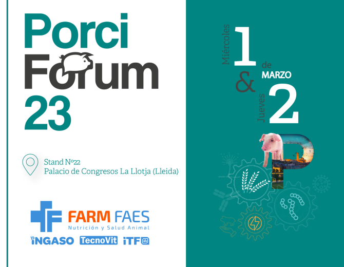 A FARM FAES estará presente  no PorciForum 2023
